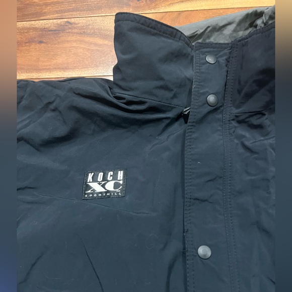Men's Black and Blue Jacket VTG Sporthill Koch XC Running Skiing Cycling M - Picture 2 of 5